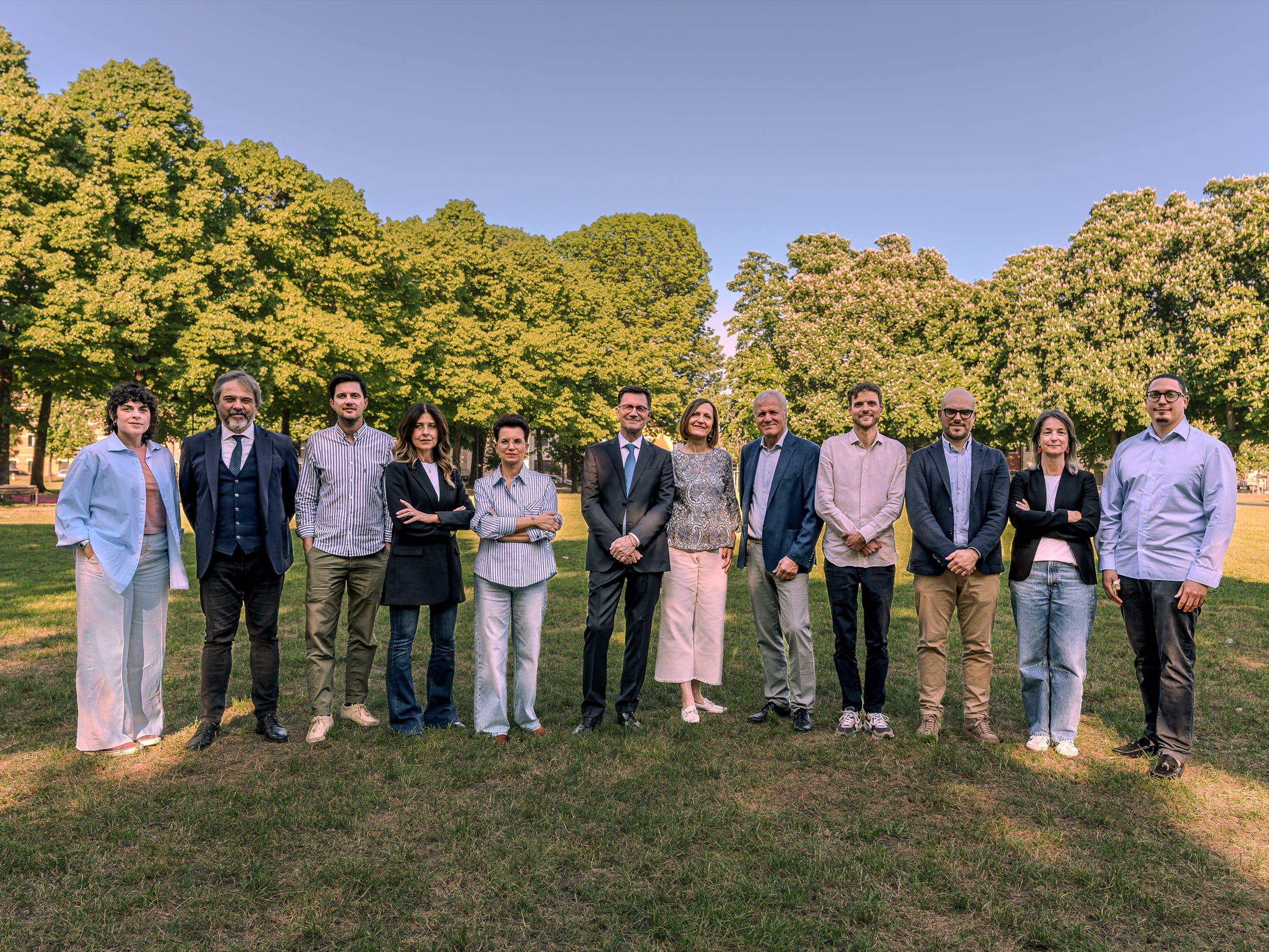 Foto di gruppo della Lista De Toni Sindaco per Lonigo